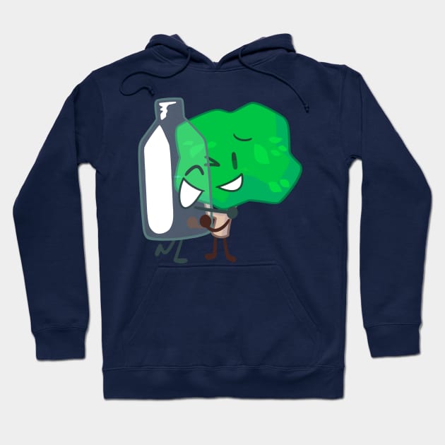 Bottle x Tree Hoodie by PuppyRelp